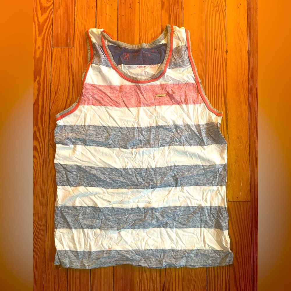 Vintage Marc Ecko red white and blue tank top